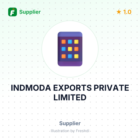 INDMODA EXPORTS PRIVATE LIMITED – summary card, no photo uploaded yet