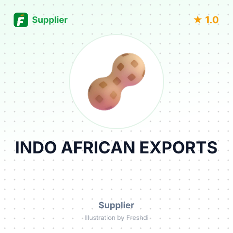 INDO AFRICAN EXPORTS – summary card, no photo uploaded yet
