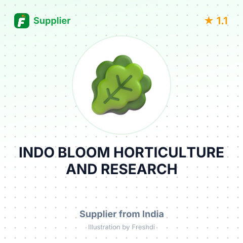 INDO BLOOM HORTICULTURE AND RESEARCH – summary card, no photo uploaded yet
