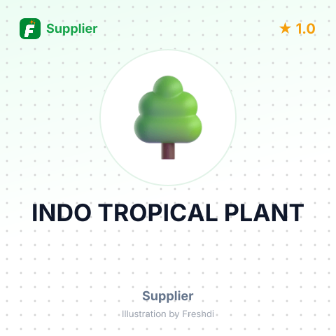 INDO TROPICAL PLANT – summary card, no photo uploaded yet