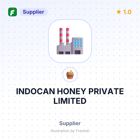 INDOCAN HONEY PRIVATE LIMITED – summary card, no photo uploaded yet