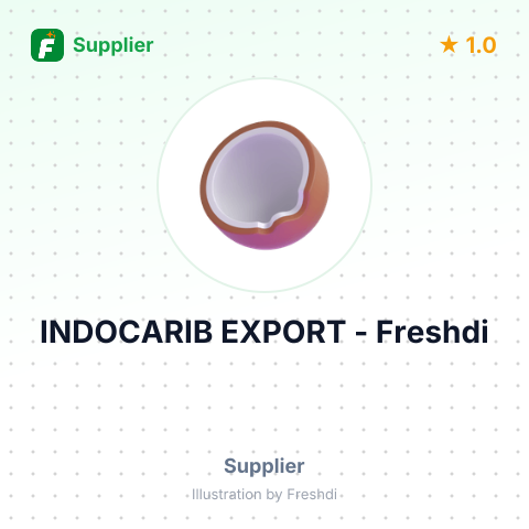 INDOCARIB EXPORT – summary card, no photo uploaded yet
