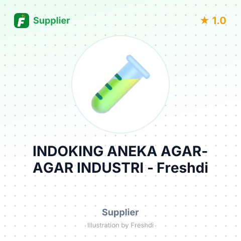 INDOKING ANEKA AGAR-AGAR INDUSTRI – summary card, no photo uploaded yet