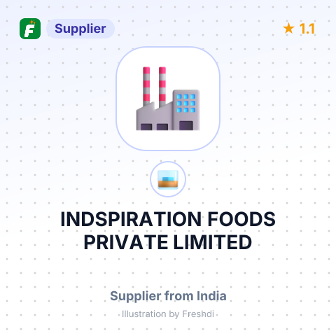 INDSPIRATION FOODS PRIVATE LIMITED – summary card, no photo uploaded yet
