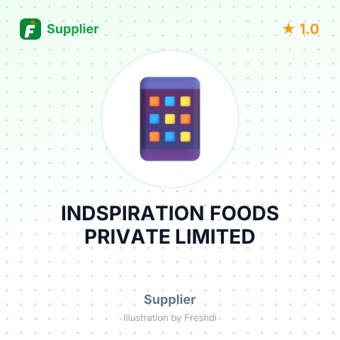 INDSPIRATION FOODS PRIVATE LIMITED – summary card, no photo uploaded yet