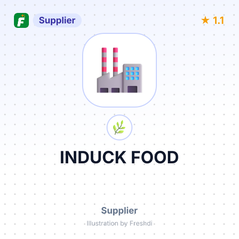 INDUCK FOOD – summary card, no photo uploaded yet