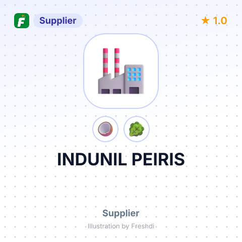 INDUNIL PEIRIS – summary card, no photo uploaded yet