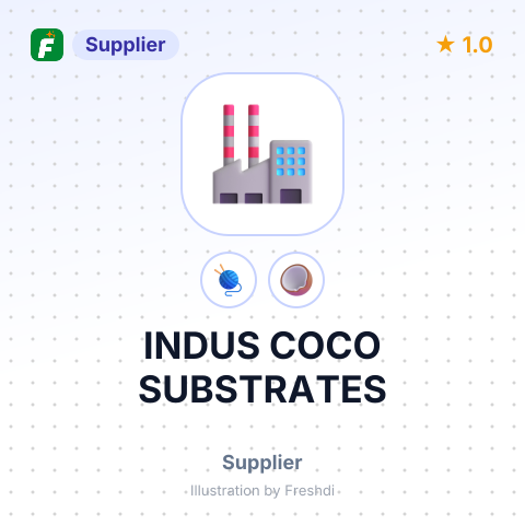INDUS COCO SUBSTRATES – summary card, no photo uploaded yet