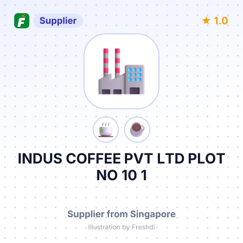 INDUS COFFEE PVT LTD PLOT NO 10 1 – summary card, no photo uploaded yet