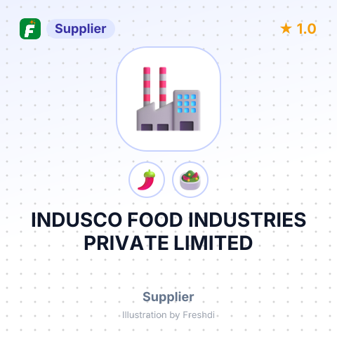 INDUSCO FOOD INDUSTRIES PRIVATE LIMITED – summary card, no photo uploaded yet