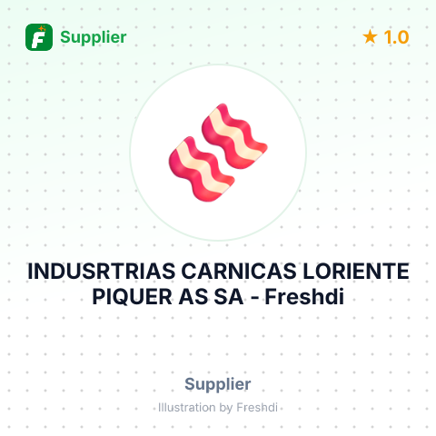 INDUSRTRIAS CARNICAS LORIENTE PIQUER AS SA – summary card, no photo uploaded yet