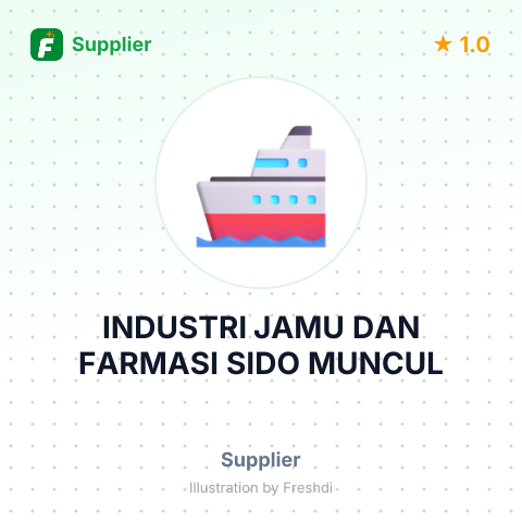 INDUSTRI JAMU DAN FARMASI SIDO MUNCUL – summary card, no photo uploaded yet