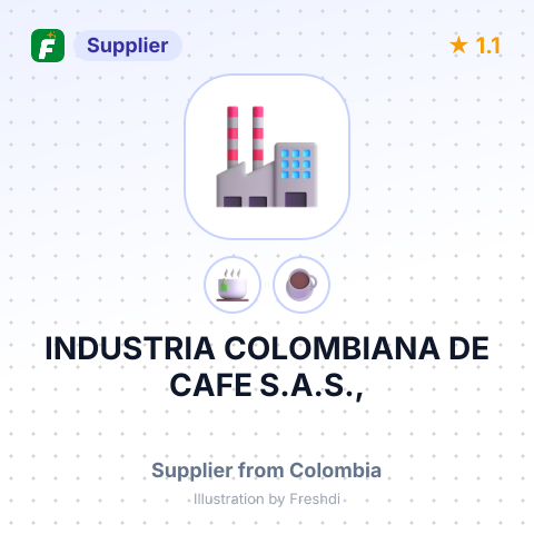 INDUSTRIA COLOMBIANA DE CAFE S.A.S., – summary card, no photo uploaded yet
