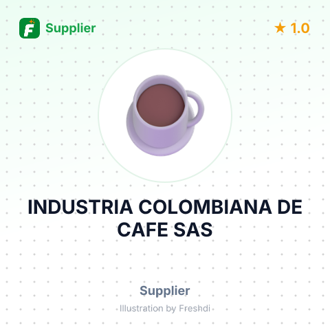 INDUSTRIA COLOMBIANA DE CAFE SAS – summary card, no photo uploaded yet