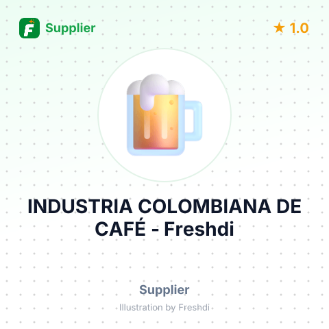 INDUSTRIA COLOMBIANA DE CAFÉ – summary card, no photo uploaded yet