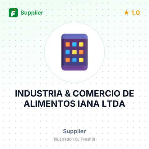 INDUSTRIA & COMERCIO DE ALIMENTOS IANA LTDA – summary card, no photo uploaded yet