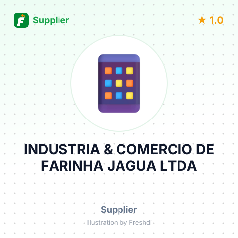INDUSTRIA & COMERCIO DE FARINHA JAGUA LTDA – summary card, no photo uploaded yet