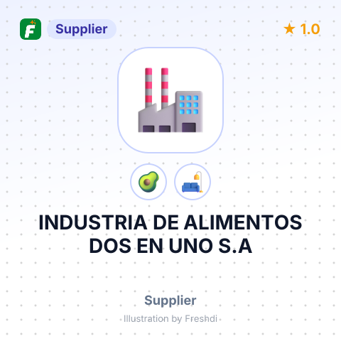 INDUSTRIA DE ALIMENTOS DOS EN UNO S.A – summary card, no photo uploaded yet