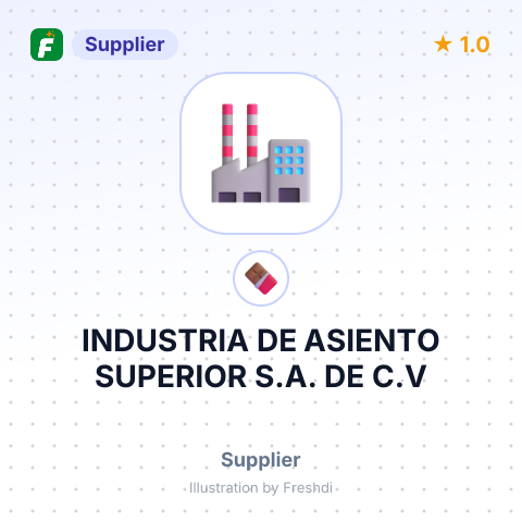 INDUSTRIA DE ASIENTO SUPERIOR S.A. DE C.V – summary card, no photo uploaded yet