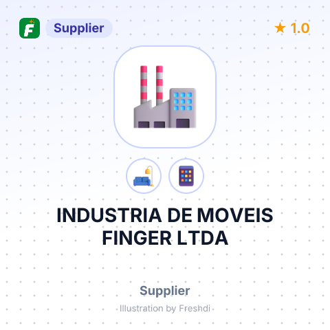 INDUSTRIA DE MOVEIS FINGER LTDA – summary card, no photo uploaded yet