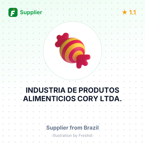 INDUSTRIA DE PRODUTOS ALIMENTICIOS CORY LTDA. – summary card, no photo uploaded yet