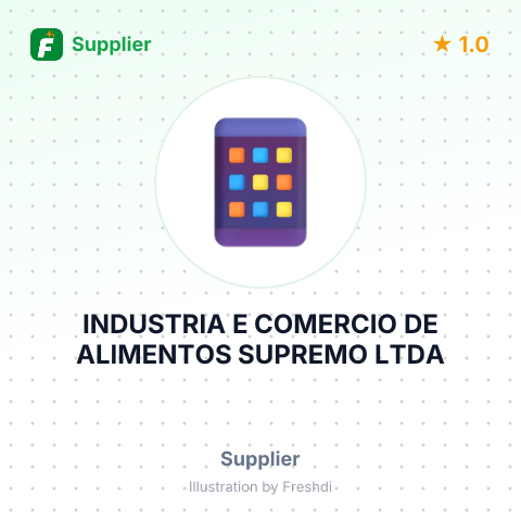INDUSTRIA E COMERCIO DE ALIMENTOS SUPREMO LTDA – summary card, no photo uploaded yet