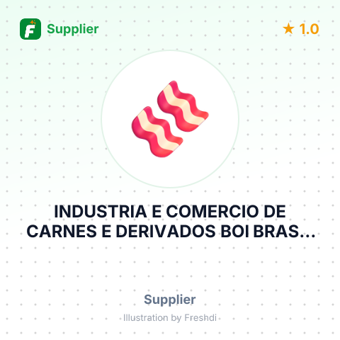 INDUSTRIA E COMERCIO DE CARNES E DERIVADOS BOI BRASIL L – summary card, no photo uploaded yet