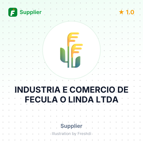 INDUSTRIA E COMERCIO DE FECULA O LINDA LTDA – summary card, no photo uploaded yet