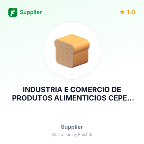 INDUSTRIA E COMERCIO DE PRODUTOS ALIMENTICIOS CEPE – summary card, no photo uploaded yet