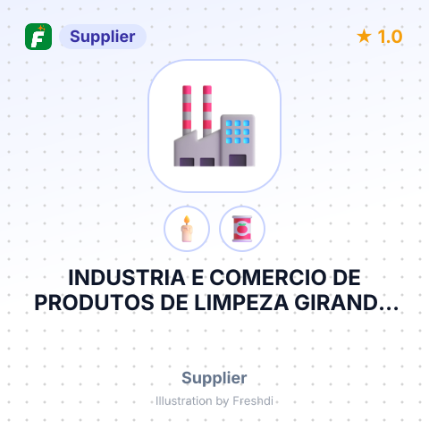 INDUSTRIA E COMERCIO DE PRODUTOS DE LIMPEZA GIRANDO SOL – summary card, no photo uploaded yet