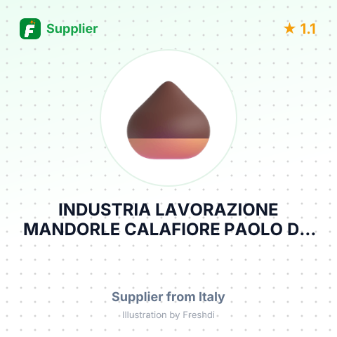 INDUSTRIA LAVORAZIONE MANDORLE CALAFIORE PAOLO DEI F.LLI CALAFIORE & C – summary card, no photo uploaded yet