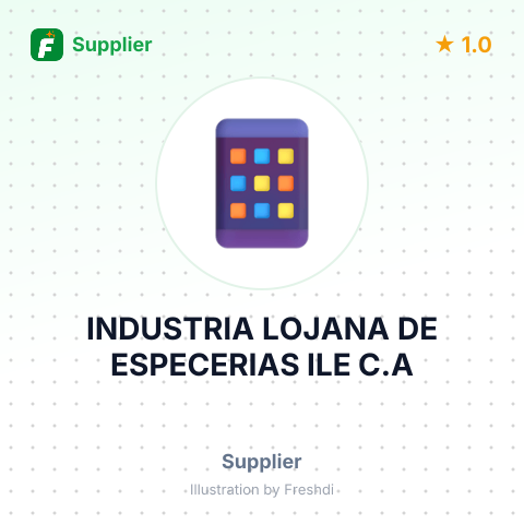 INDUSTRIA LOJANA DE ESPECERIAS ILE C.A – summary card, no photo uploaded yet