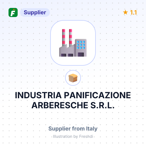INDUSTRIA PANIFICAZIONE ARBERESCHE S.R.L. – summary card, no photo uploaded yet