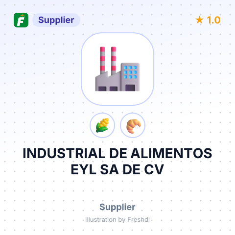 INDUSTRIAL DE ALIMENTOS EYL SA DE CV – summary card, no photo uploaded yet