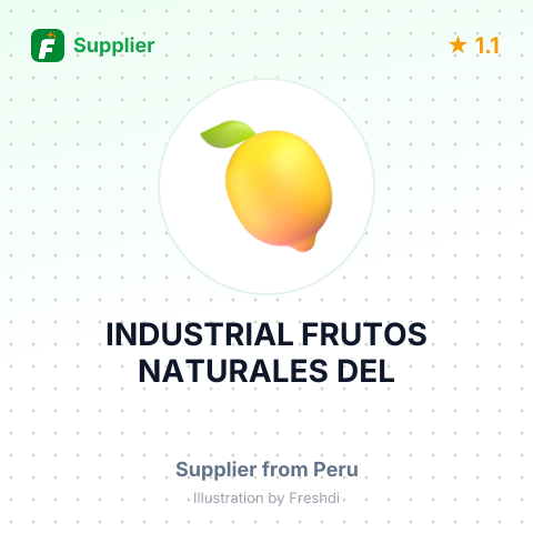 INDUSTRIAL FRUTOS NATURALES DEL – summary card, no photo uploaded yet