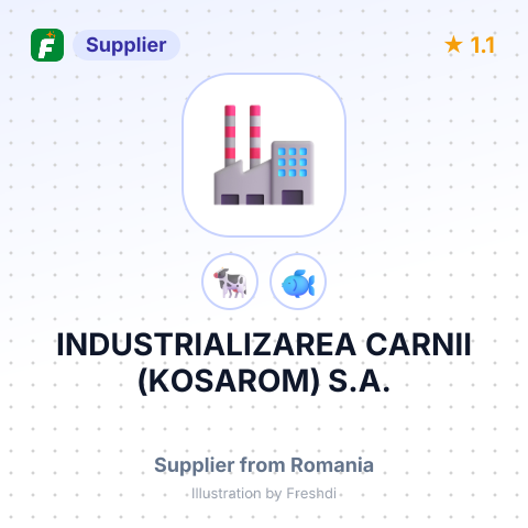 INDUSTRIALIZAREA CARNII (KOSAROM) S.A. – summary card, no photo uploaded yet
