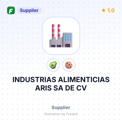 INDUSTRIAS ALIMENTICIAS ARIS SA DE CV – summary card, no photo uploaded yet