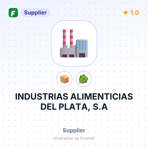 INDUSTRIAS ALIMENTICIAS DEL PLATA, S.A – summary card, no photo uploaded yet