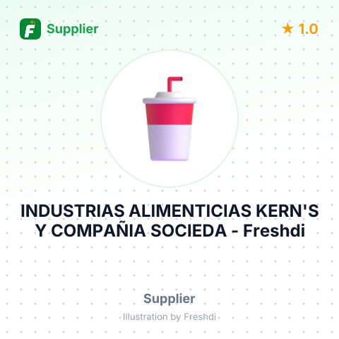 INDUSTRIAS ALIMENTICIAS KERN'S Y COMPAÑIA SOCIEDA – summary card, no photo uploaded yet