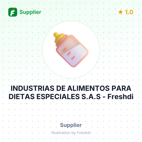 INDUSTRIAS DE ALIMENTOS PARA DIETAS ESPECIALES S.A.S – summary card, no photo uploaded yet