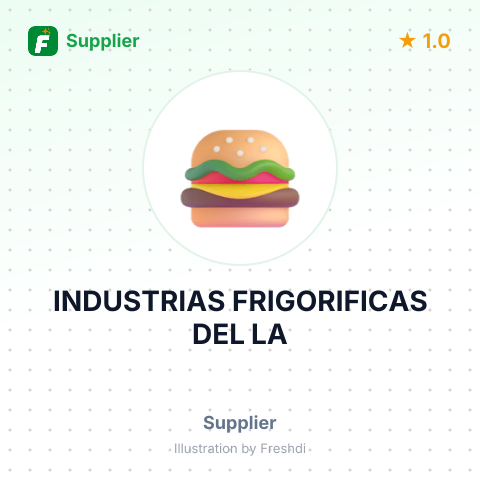 INDUSTRIAS FRIGORIFICAS DEL LA – summary card, no photo uploaded yet
