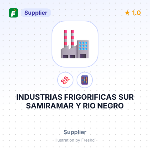 INDUSTRIAS FRIGORIFICAS SUR SAMIRAMAR Y RIO NEGRO – summary card, no photo uploaded yet