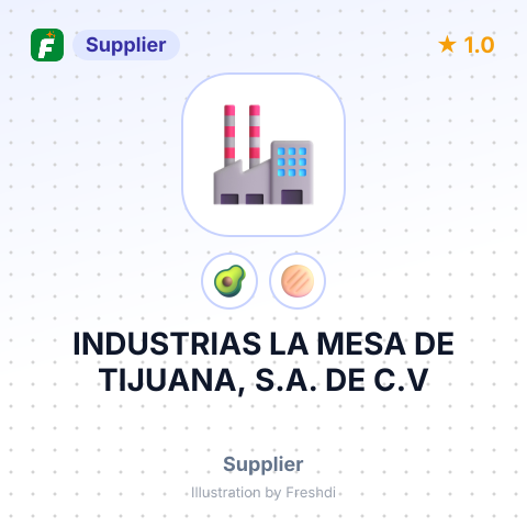INDUSTRIAS LA MESA DE TIJUANA, S.A. DE C.V – summary card, no photo uploaded yet
