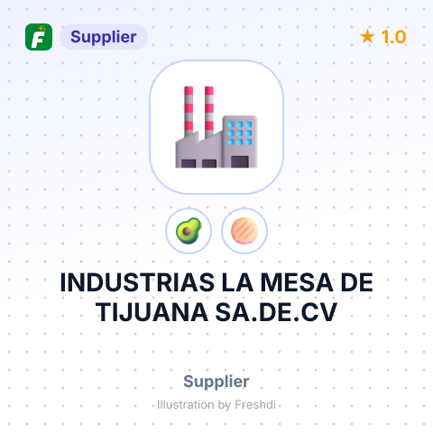 INDUSTRIAS LA MESA DE TIJUANA SA.DE.CV – summary card, no photo uploaded yet