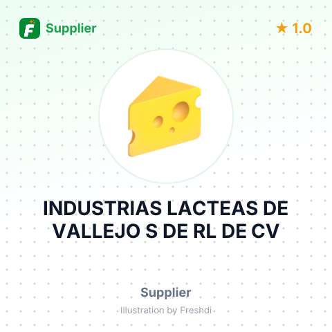 INDUSTRIAS LACTEAS DE VALLEJO S DE RL DE CV – summary card, no photo uploaded yet