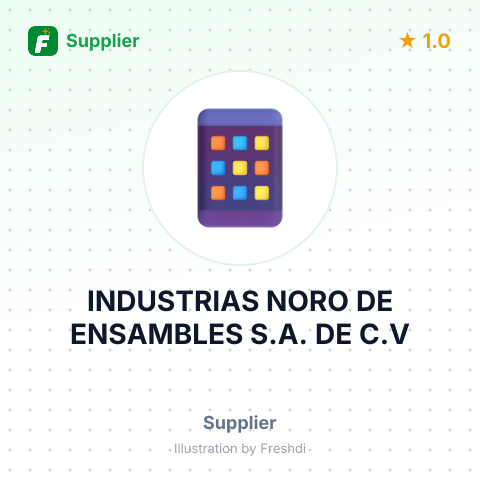 INDUSTRIAS NORO DE ENSAMBLES S.A. DE C.V – summary card, no photo uploaded yet