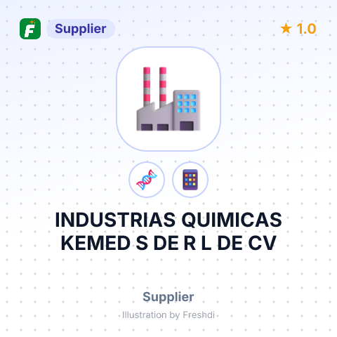 INDUSTRIAS QUIMICAS KEMED S DE R L DE CV – summary card, no photo uploaded yet