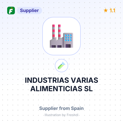 INDUSTRIAS VARIAS ALIMENTICIAS SL – summary card, no photo uploaded yet