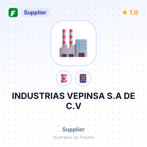 INDUSTRIAS VEPINSA S.A DE C.V – summary card, no photo uploaded yet