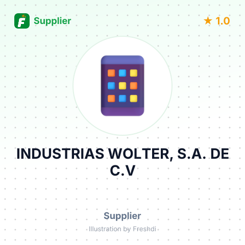 INDUSTRIAS WOLTER, S.A. DE C.V – summary card, no photo uploaded yet